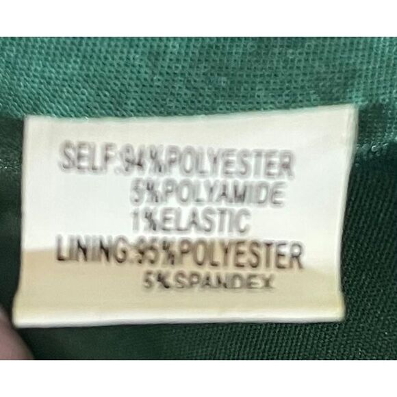 Kay Unger Green Floral Watercolor Print Sleeveless Cocktail Party Dress Small - Picture 6 of 6